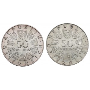 Rakousko, sada 50 šilinků 1971-74