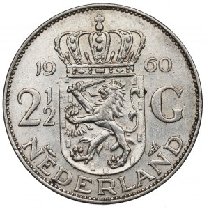 Netherlands, 2-1/2 gulden 1960