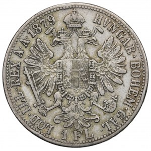 Austria, Franz Joseph, 1 florin 1879