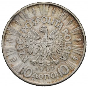 II Republic of Poland, 10 zloty 1937 Pilsudski