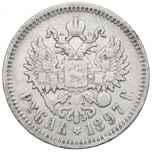Rusko, Mikuláš II., rubl 1897