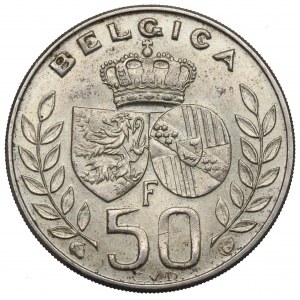 Belgie, 50 franků 1960