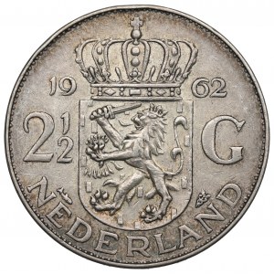 Holandsko, 2-1/2 guldenov 1962