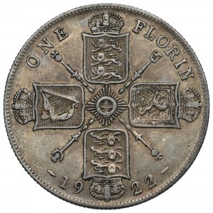 UK, Florin 1922