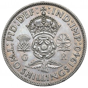 UK, 2 shillings 1940