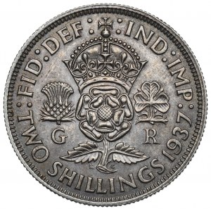 Spojené kráľovstvo, 2 šilingy 1937