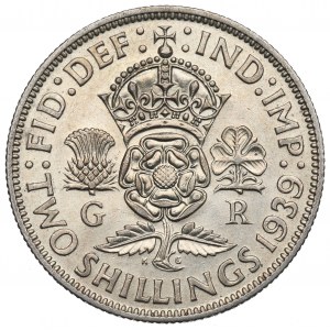 UK, 2 shillings 1939