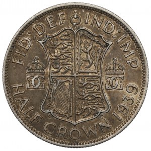 Vereinigtes Königreich, Halbe Krone 1939