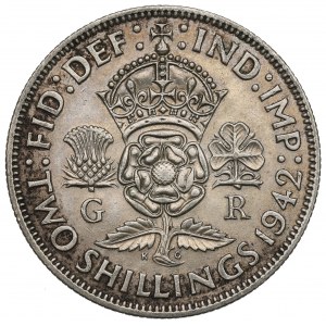 Spojené kráľovstvo, 2 šilingy 1942