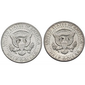 USA, sada 1/2 dolára 1964