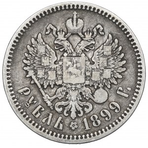Rusko, Mikuláš II., rubl 1899