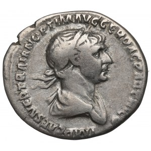 Römisches Reich, Trajan, Denarius - P M TR P COS VI P SPQR