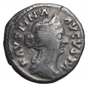 Roman Empire, Faustina Minor, Denarius