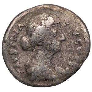 Roman Empire, Faustina Minor, Denarius