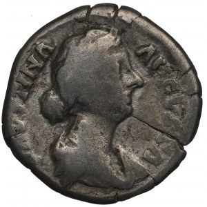 Roman Empire, Faustina Minor, Denarius