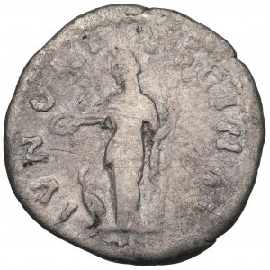 Römisches Reich, Faustina die Jüngere, Denarius - IVNONI REGINAE