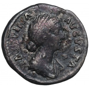 Römisches Reich, Faustina die Jüngere, Denarius - IVNONI REGINAE