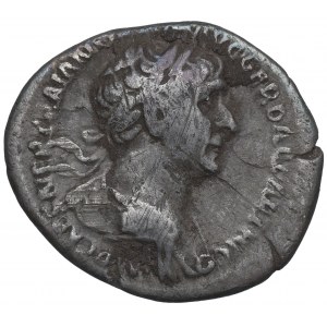 Römisches Reich, Trajan, Denarius - P M TR P COS VI P SPQR