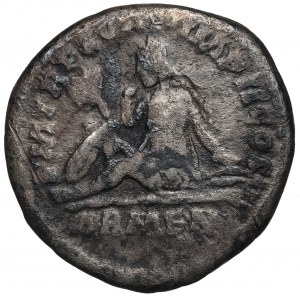 Römisches Reich, Marcus Aurelius, Denarius - ARMEN