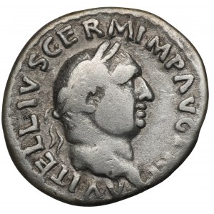 Roman Empire, Vittelius, Denar
