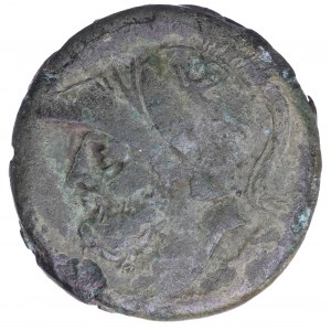 Griechenland, Brucium, Doppeltes Bronzedidrachma 208-203 v. Chr.