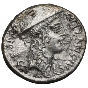 Römische Republik, Cn. Plancius (55 v. Chr.), Denar