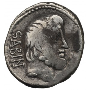 Roman Republican, L. Tituri, L.f Sabinus (89 BC) Denar