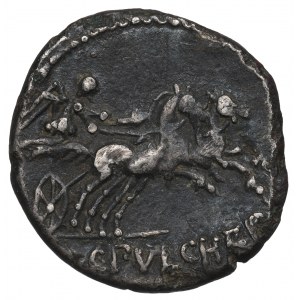 Römische Republik, C. Claudius Pulcher (110-109 v. Chr.), Denar
