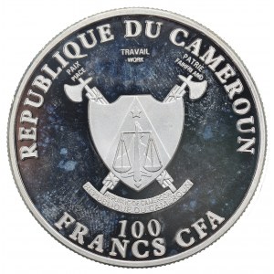 Kamerun, 100 franků 2011 - 125 let historie automobilového průmyslu