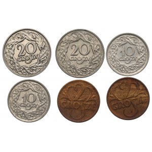 Zweite Republik, 2-20 Pfennigsatz