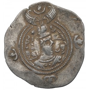 Sasaniden, Khusro II, Drachme Jahr 11, Fars