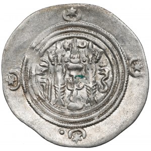 Sasaniden, Khusro II, Drachme Jahr 11, Fars
