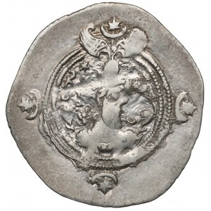 Sasanidzi, Khusro II, Drachme, Schiraz