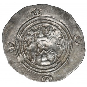 Sasanier, Khusro II, Drachme