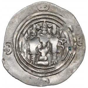 Sasanidi, Chusro II, Drachma, Meshan