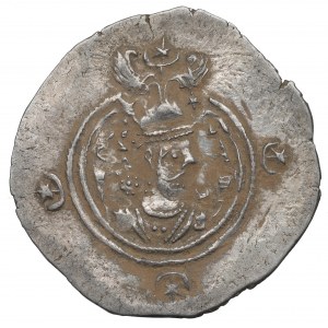 Sasaniden, Khusro II, Drachme, Bischapur(?)