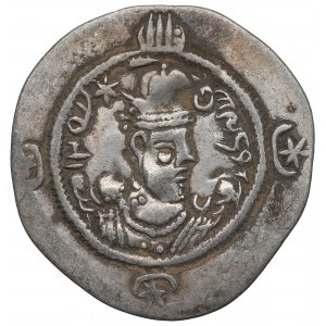 Sásánovci, Hormizd IV, drachma, rok 3, Gay