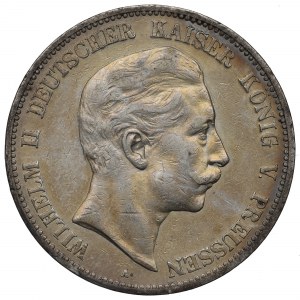 Německo, Prusko, 5 značek 1907