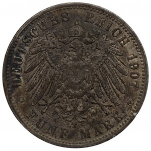 Nemecko, Prusko, 5 mariek 1907