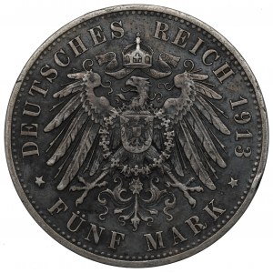 Nemecko, Prusko, 5 mariek 1913