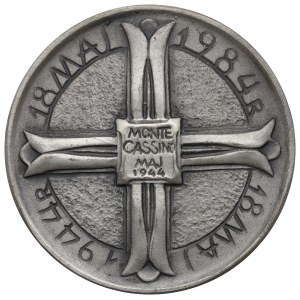 PRL, Medal 40 rocznica Bitwy o Monte Cassino