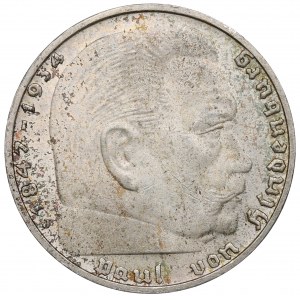 Nemecko, Tretia ríša, 2 známky 1937 Hindenburg