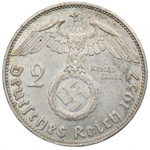Germany, III Reich, 2 mark 1937 Hindenburg