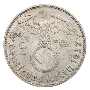 Deutschland, Drittes Reich, 2 Mark 1937 Hindenburg