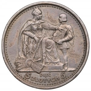 II RP, 5 złotych 1929 Konstytucja - kopia