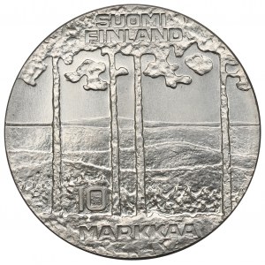Finsko, 10 markkaa 1975