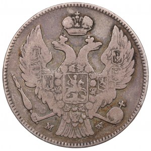 Poland under Russia, Nicholas I, 30 kopecks=2 zloty 1837