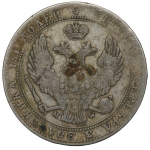 Poland under Russia, Nicholas I, 3/4 rouble=5 zloty 1838 MW