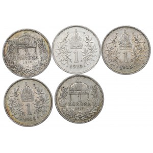 Österreich-Ungarn, Satz mit 1 Krone