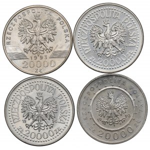 Třetí republika, sada 20 000 PLN 1993-94